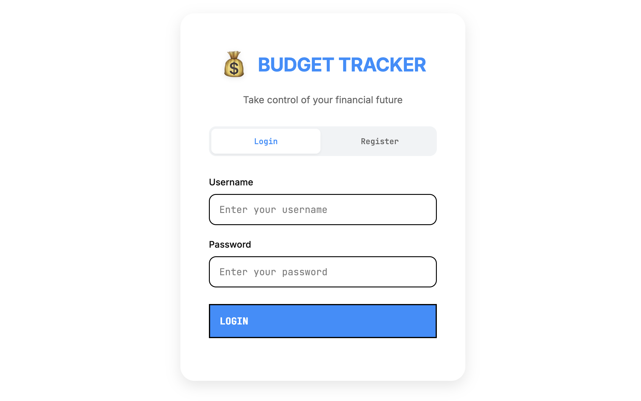 Budget Tracker